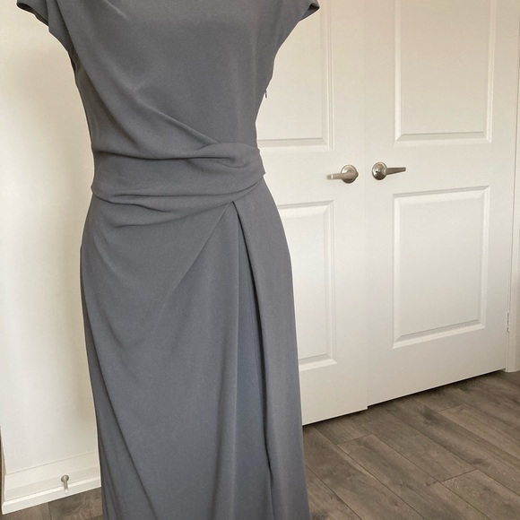 Alberta Ferretti authentic luxury grey dress, size 8-10 - Picture 11 of 11